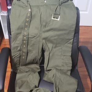 Army green pants